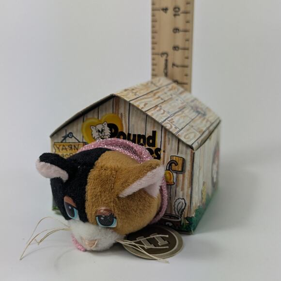 Pound Purrries Puppies 1998 Mary Meyer Mini Kitty Cat Plush 11/12 Calico Bandana - Picture 9 of 11